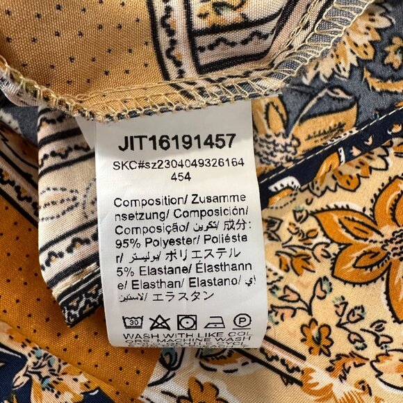 NWOT Emery Rose Sleeveless Dress Floral MultiColor Knee Length Fit & Flare Sz XL - Picture 8 of 8